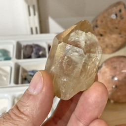 Pointe de Citrine Naturelle Brute - 75 Grammes