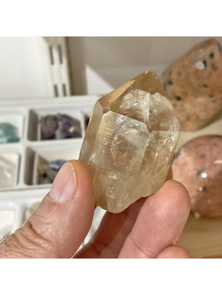 Pointe de Citrine Naturelle Brute - 75 Grammes