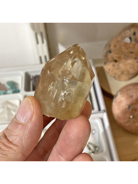 Pointe de Citrine Naturelle Brute - 75 Grammes