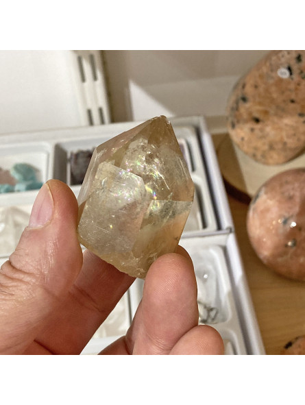 Pointe de Citrine Naturelle Brute - 75 Grammes