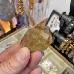 Pointe de Citrine Naturelle Brute - 55 Grammes