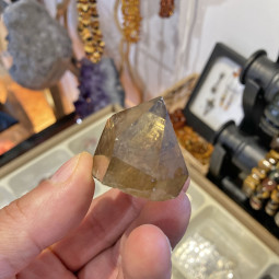 Pointe de Citrine Naturelle Brute - 55 Grammes