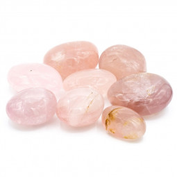 Galet de Quartz Rose - 75 Grammes
