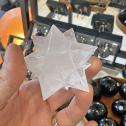 Étoile Sirius en Cristal de Roche - 180 Grammes