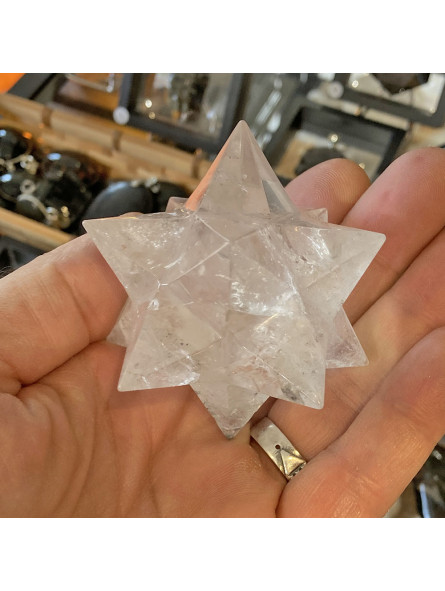 Étoile Sirius en Cristal de Roche - 154 Grammes