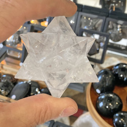 Étoile Sirius en Cristal de Roche - 154 Grammes