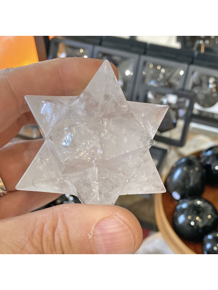 Étoile Sirius en Cristal de Roche - 154 Grammes