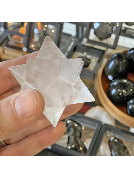 Étoile Sirius en Cristal de Roche - 110 Grammes