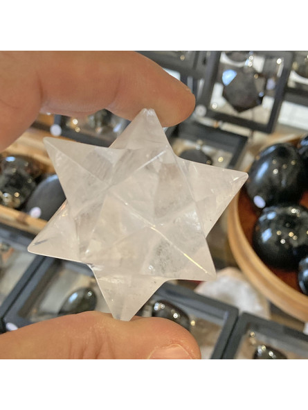 Étoile Sirius en Cristal de Roche - 110 Grammes