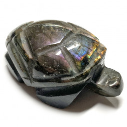 Tortue en Labradorite - 54mm