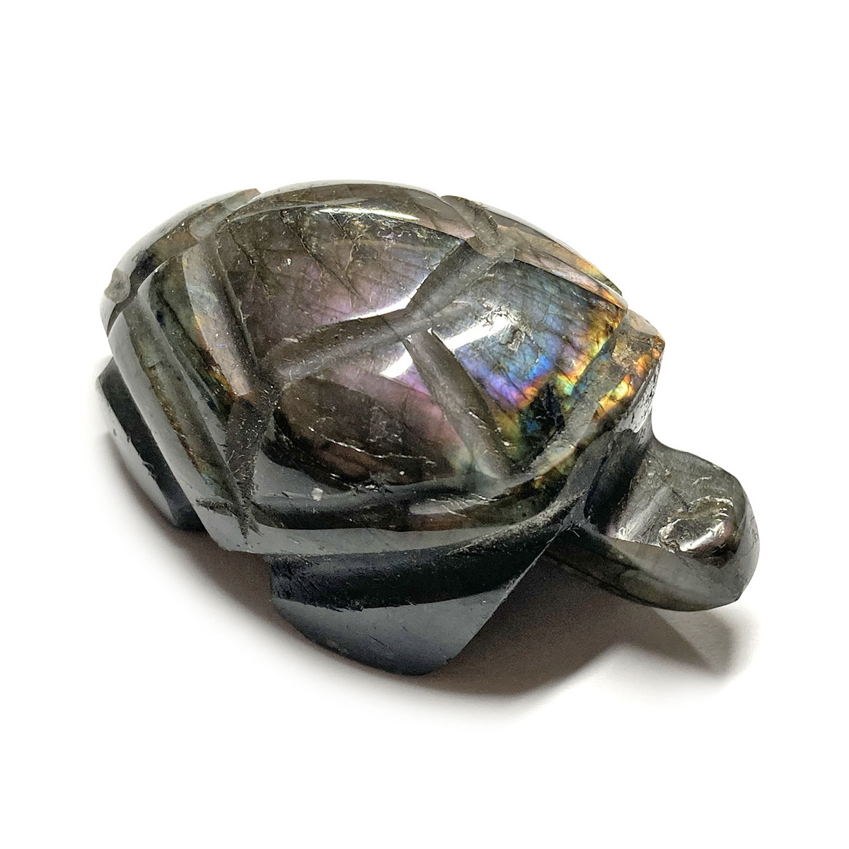 Tortue en Labradorite - 54mm