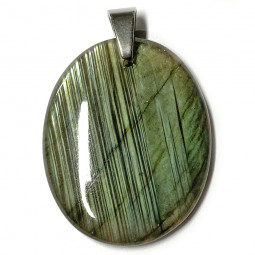 Pendentif en Labradorite - Forme ovale