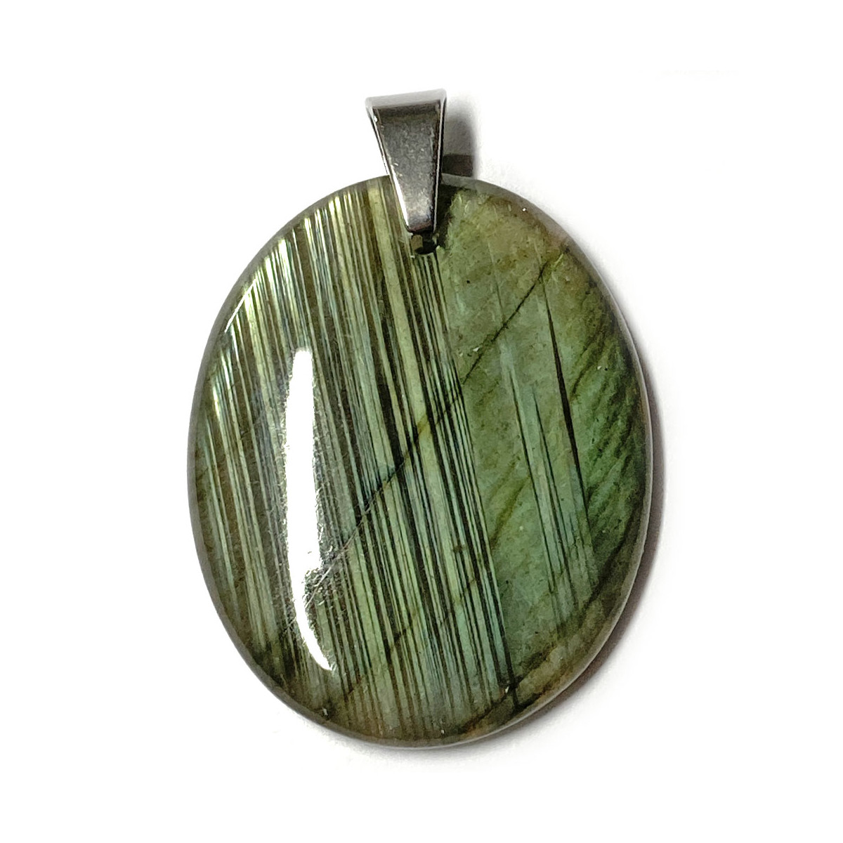 Pendentif en Labradorite - Forme ovale