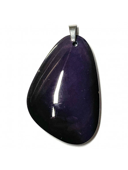 Pendentif Cabochon en Obsidienne Oeil Céleste - 37mm