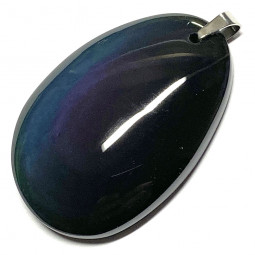 Pendentif Cabochon en Obsidienne Oeil Céleste - 42mm