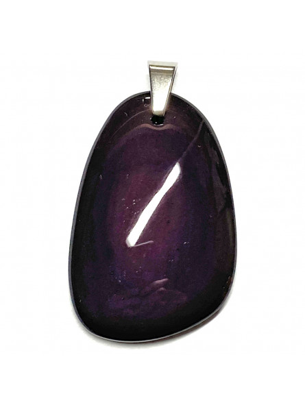 Pendentif Cabochon en Obsidienne Oeil Céleste - 40mm