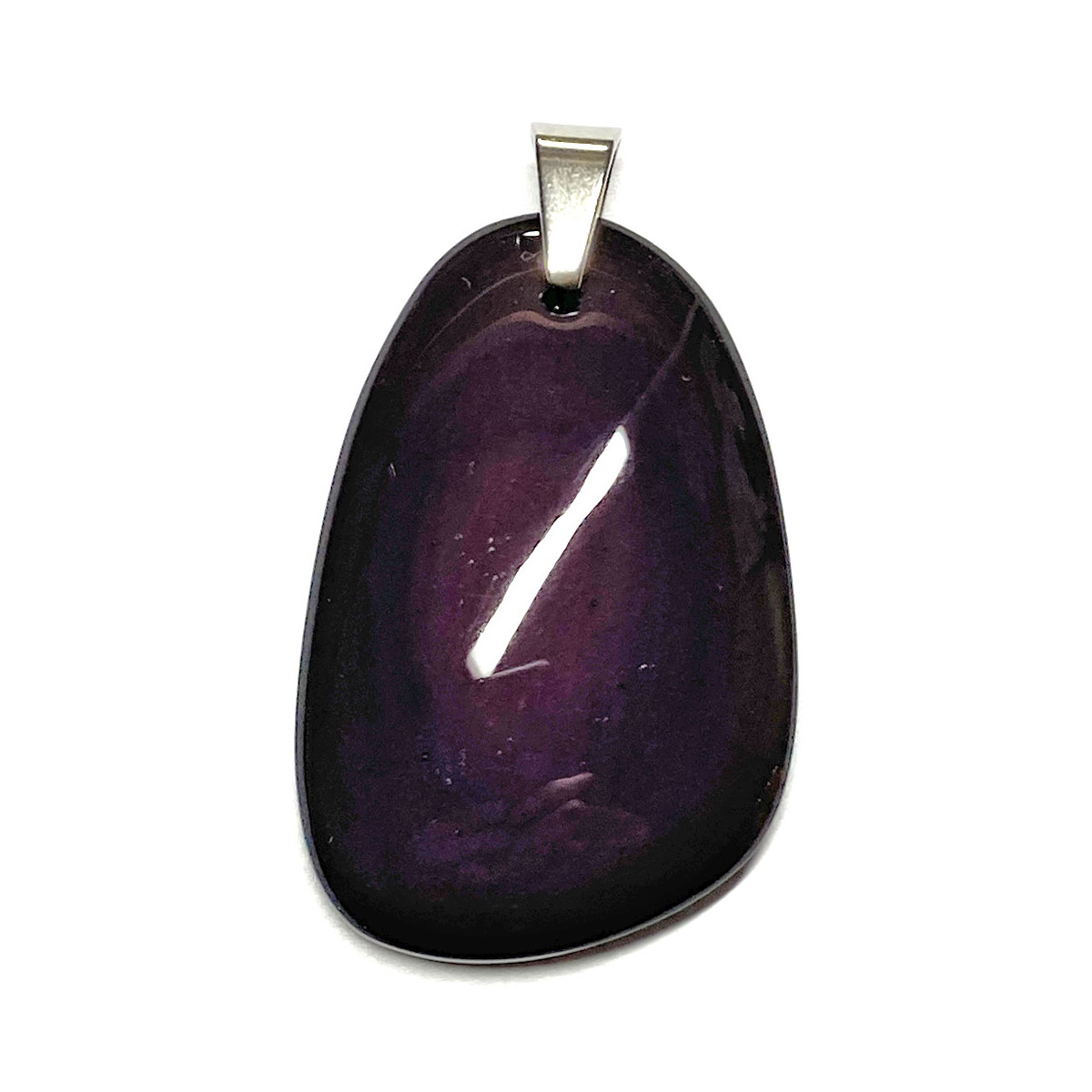 Pendentif Cabochon en Obsidienne Oeil Céleste - 40mm