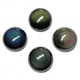 Cabochon d'Obsidienne Oeil Céleste - 20mm