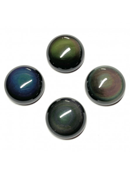 Cabochon d'Obsidienne Oeil Céleste - 20mm