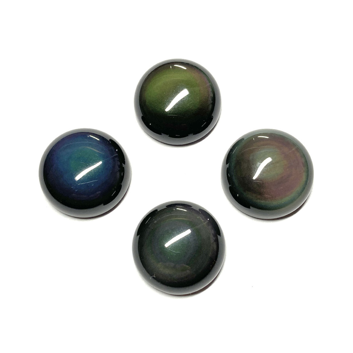 Cabochon d'Obsidienne Oeil Céleste - 20mm