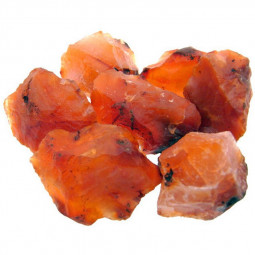 Blocs de Cornaline Brute en Sachet de 100gr