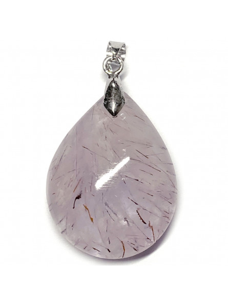 Pendentif en Améthyste Rutile - Forme Goutte