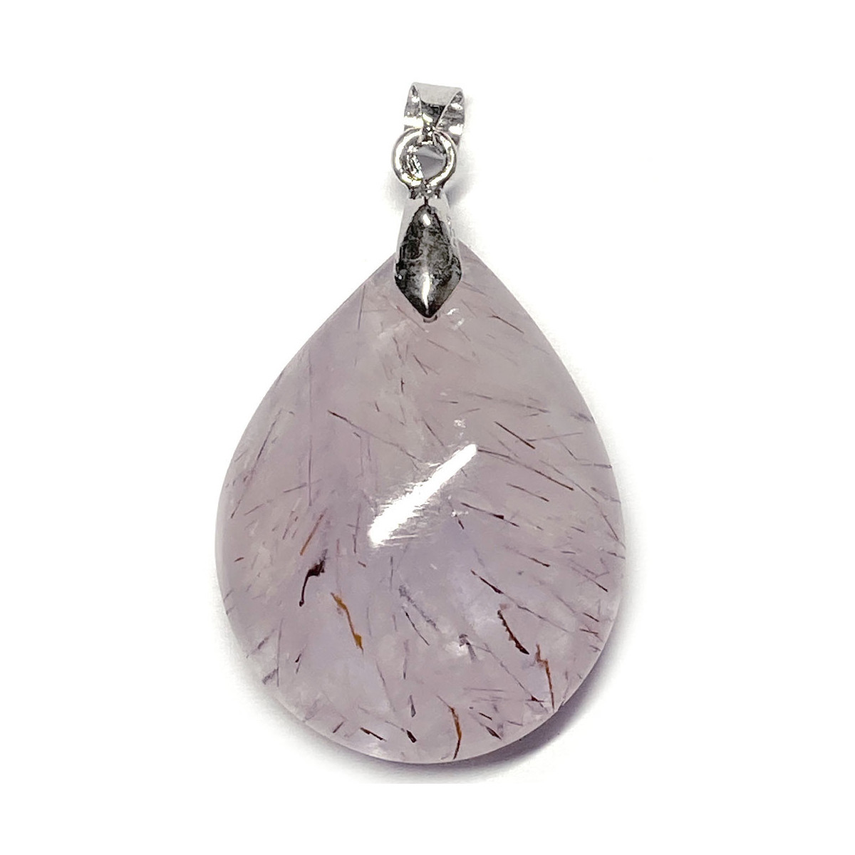 Pendentif en Améthyste Rutile - Forme Goutte