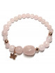 Bracelet Création en Quartz Rose - Création Originale