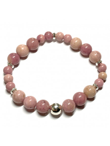 Bracelet Création en Rhodonite - Création Originale