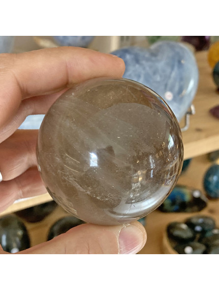 Sphère en Quartz Fumé - 308 Grammes