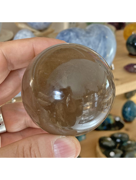 Sphère en Quartz Fumé - 308 Grammes