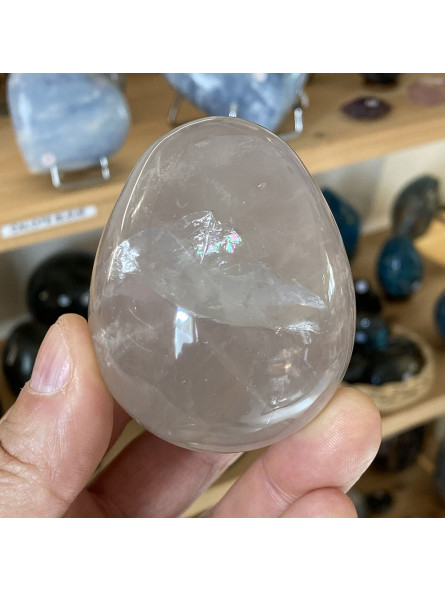 Oeuf en Cristal de Roche - 66mm