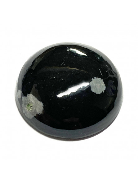 Cabochon d'Obsidienne Neige - 20mm