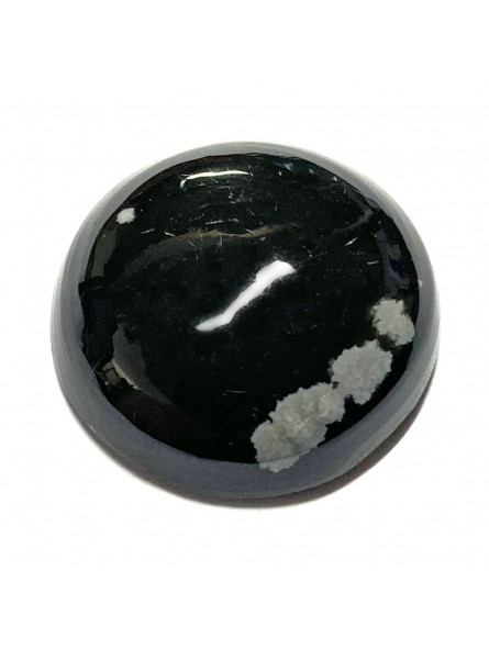 Cabochon d'Obsidienne Neige - 20mm