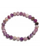 Bracelet Boules en Lépidolite Violette EXTRA