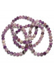 Bracelet Boules en Lépidolite Violette EXTRA