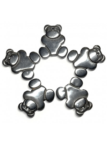 Pendentif en Hématite - Forme Ourson