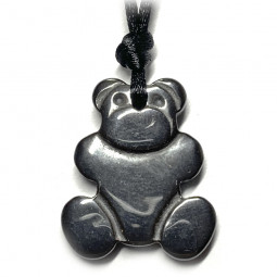Pendentif en Hématite - Forme Ourson