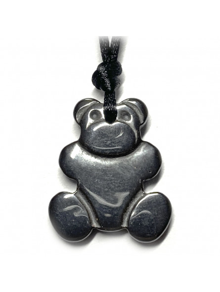 Pendentif en Hématite - Forme Ourson
