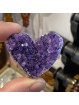 Druse d'Améthyste en Coeur - 54 Grammes