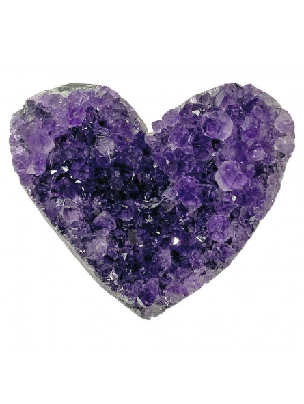 Druse d'Améthyste en Coeur - 54 Grammes