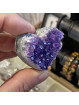 Druse d'Améthyste en Coeur - 54 Grammes