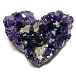 Druse d'Améthyste en Coeur - 105 Grammes