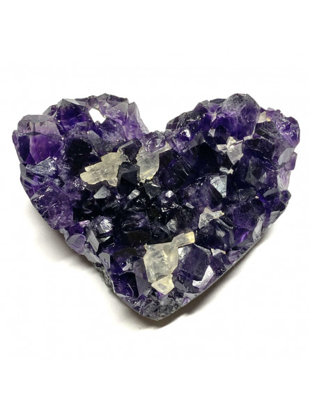 Druse d'Améthyste en Coeur - 105 Grammes