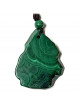 Pendentif en Malachite - Plaque Percée