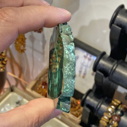 Tranche de Malachite de 9cm