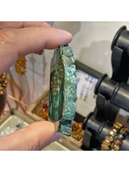 Tranche de Malachite de 9cm