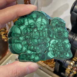 Tranche de Malachite de 9cm