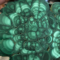 Tranche de Malachite de 9cm