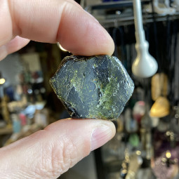 Tranche de Tourmaline Verte (Verdélite)